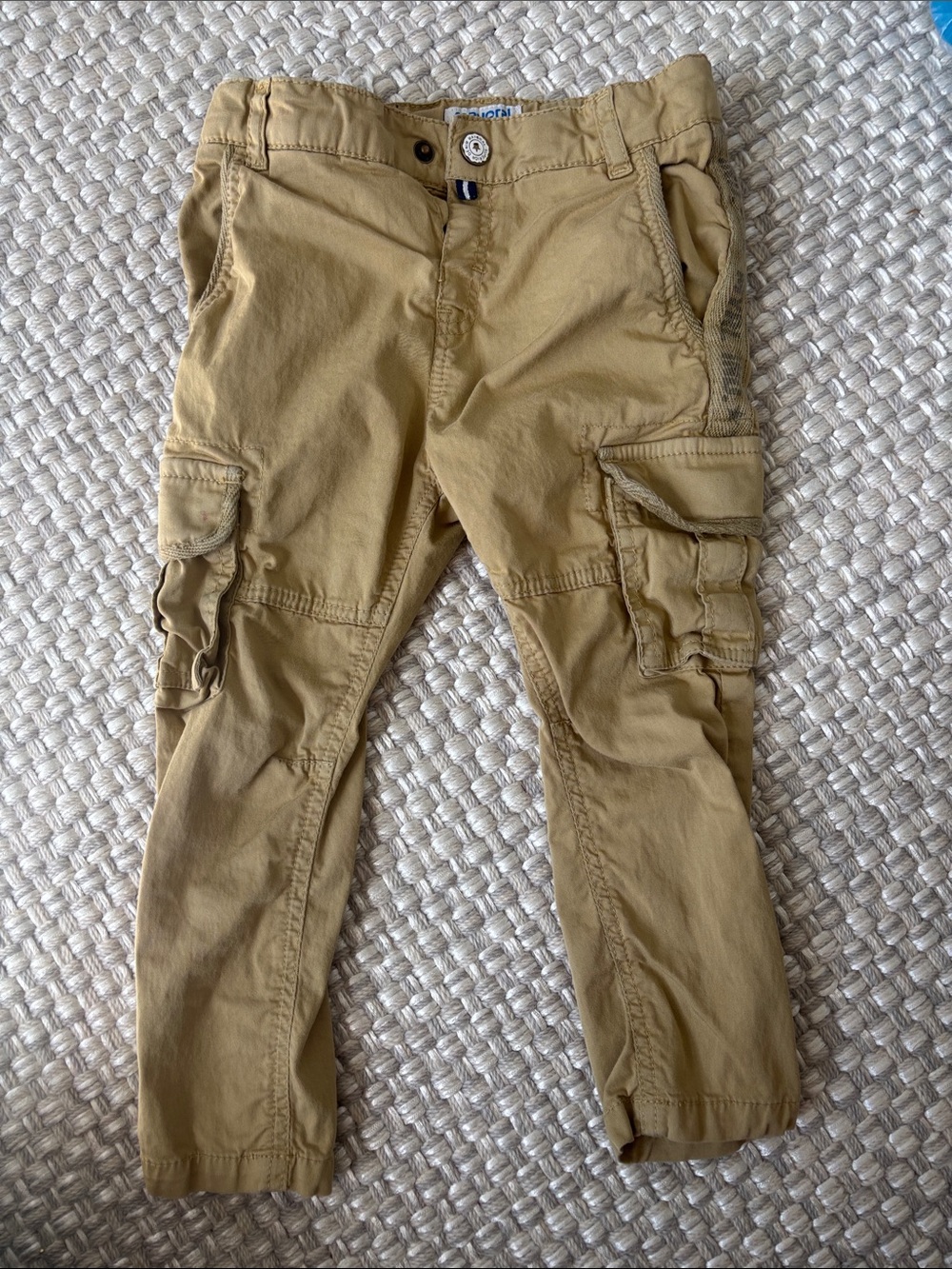 Mayoral Tan Cargo Pants for Kids